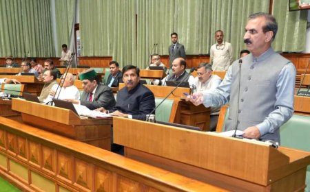 हिमाचल प्रदेश को आपदाग्रस्त राज्य घोषित, मुख्यमंत्री सुखविंदर सिंह सुक्खू की विधानसभा में घोषणा