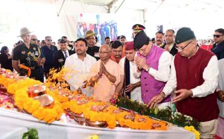 मुख्यमंत्री पुष्कर सिंह धामी ने लैंसडाउन में शहीद सम्मान समारोह में भाग लिया