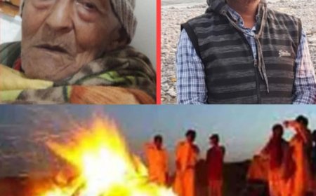 महीने भर तक अस्पताल में की बीमार पिता की तीमारदारी, हुआ देहांत तो बेटा नहीं झेल पाया सदमा, वियोग में तड़प उठा पुत्र अर्थी के सामने त्याग दिए प्राण, पिता और पुत्र की एक साथ अर्थी उठी।