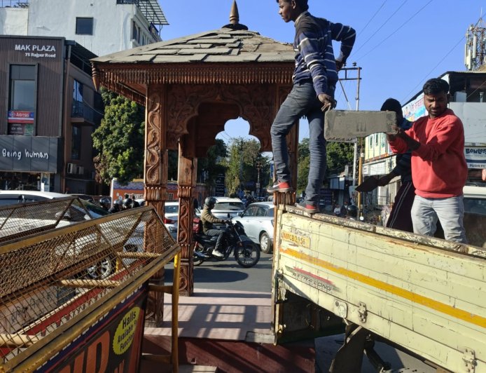 *भ्रामक वीडियो पर एमडीडीए का खंडन, दिलाराम चौक पर बना गज़ीबो हटाया नहीं, स्मार्ट सिटी सौंदर्यीकरण कार्य के चलते किया जा रहा है स्थानांतरित*