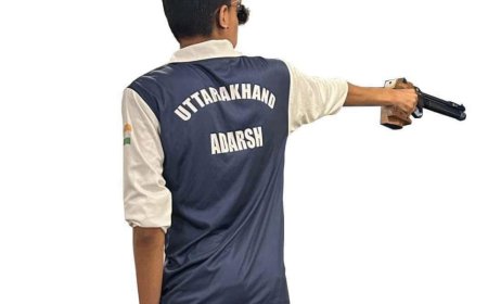 एनडीएस स्कूल श्यामपुर के छात्र आदर्श भट्ट का राष्ट्रीय निशानेबाज़ी टीम ट्रायल के लिए चयन