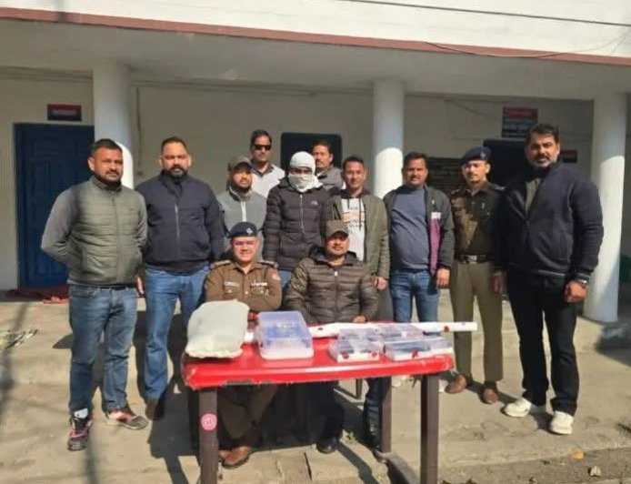 दो आतंकियों व चार गैंगस्टरों को छुड़ाने आए ,रुद्रपुर ला रहा था असलहों की खेप, अंतर्राज्यीय तस्कर गिरफ्तार, पंजाब जेल ब्रेक कांड से है कनेक्शन।