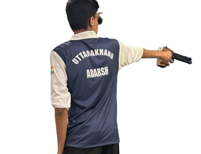 एनडीएस स्कूल श्यामपुर के छात्र आदर्श भट्ट का राष्ट्रीय निशानेबाज़ी टीम ट्रायल के लिए चयन