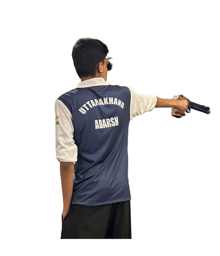 एनडीएस स्कूल श्यामपुर के छात्र आदर्श भट्ट का राष्ट्रीय निशानेबाज़ी टीम ट्रायल के लिए चयन