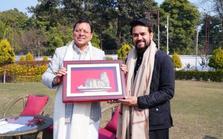 मुख्यमंत्री से सांसद अनुराग ठाकुर ने की शिष्टाचार भेंट