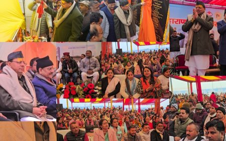 मुख्यमंत्री धामी ने खटीमा में 33 करोड़ 36 लाख 49 हजार के नौ विकास कार्यों का किया लोकार्पण व शिलान्यास , बस अड्डे का लोकार्पण, बोले- 2027 में फिर बनेगी भाजपा की सरकार।