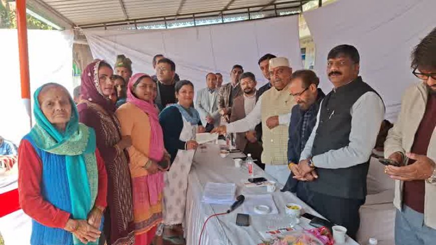 *सरकार आपके द्वारः सुदूरवर्ती न्याय पंचायत सोरना में लगा बहुउद्देशीय शिविर*