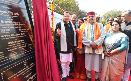 मुख्यमंत्री धामी ने हरिद्वार में कुंभ मेला तैयारियों की समीक्षा की, विकास कार्यों का किया शिलान्यास