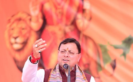 बालावाला में विराट हिंदू सम्मेलन में शामिल हुए मुख्यमंत्री धामी