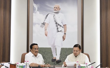 सीएम धामी ने केंद्रीय जल शक्ति मंत्री सी. आर. पाटिल से भेंट की, नमामि गंगे से संबंधित परियोजनाओं पर की विस्तृत चर्चा