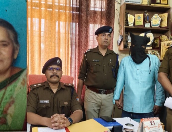 खटीमा में बुजुर्ग महिला हत्याकांड का 72 घंटे में किया खुलासा: भतीजा ही निकला कातिल, 60–70 CCTV फुटेज खंगालकर पुलिस ने दबोचा हत्याकांड का आरोपी।