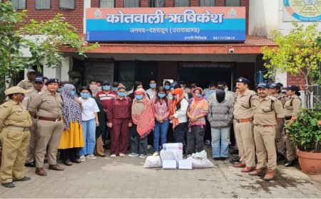 ऋषिकेश में हाई-प्रोफाइल अवैध कैसीनो का भंडाफोड़: 40 गिरफ्तार, 10 महिलाएं शामिल—पूरी पुलिस चौकी सस्पेंड।