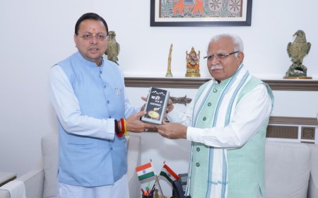 उत्तराखंड: हरिद्वार गंगा कॉरिडोर और मेट्रो विस्तार पर मुख्यमंत्री पुष्कर सिंह धामी का केंद्र से सहयोग का अनुरोध