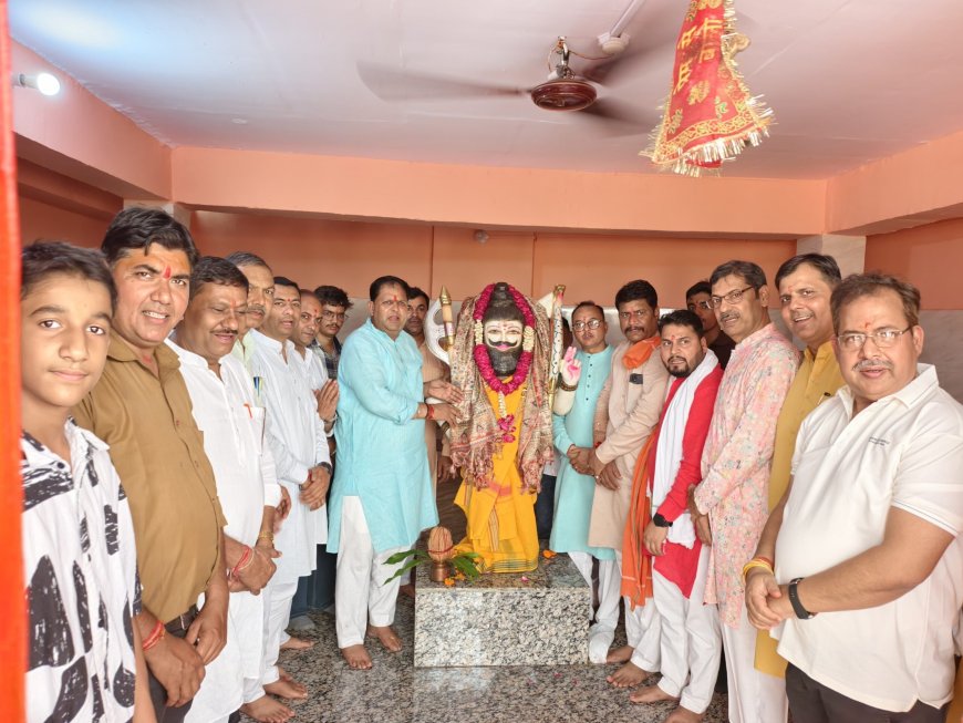 भगवान परशुराम के नाम पर बनने जा रहा है समर्पित तीन मंजिला कम्युनिटी हॉल - महापौर विकास शर्मा