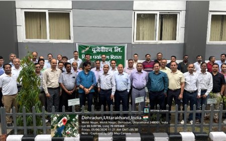 विश्व पर्यावरण दिवस पर यूजेवीएन लिमिटेड का वृक्षारोपण एवं जन-जागरूकता अभियान - पर्यावरण का संकल्प