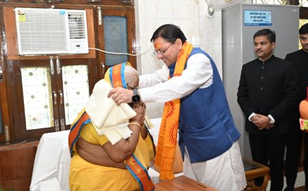 Uttarakhand: शांतिकुंज पहुंचे केंद्रीय स्वास्थ्य मंत्री जेपी नड्डा और मुख्यमंत्री पुष्कर सिंह धामी, शैलदीदी से लिया आशीर्वाद