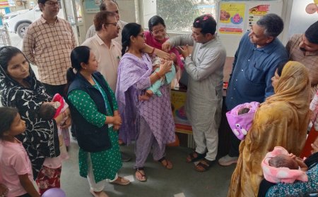 राष्ट्रीय पल्स पोलियो अभियान-2026: रुद्रपुर में विधिवत शुभारंभ, नौ जोनों में आयोजित टीकाकरण