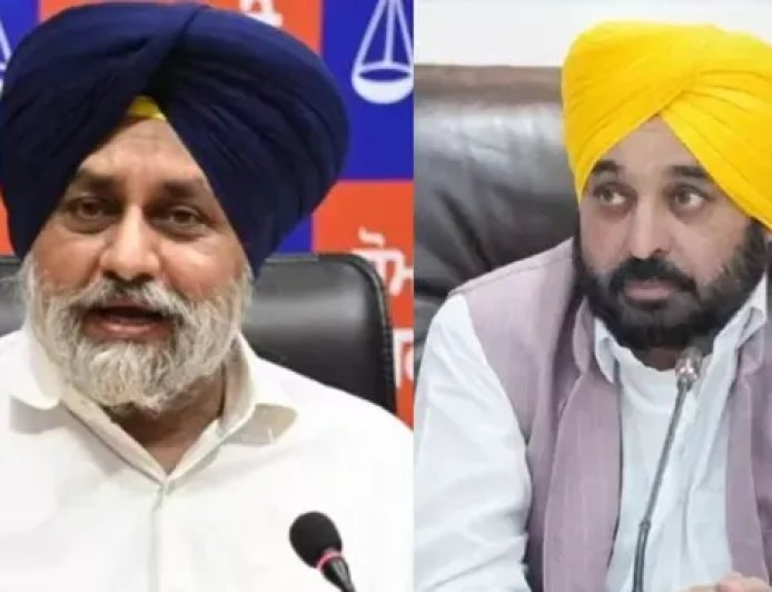 पंजाब: सुखबीर बादल का मुख्यमंत्री भगवंत मान के खिलाफ धर्म युद्ध की चेतावनी और अल्टीमेटम