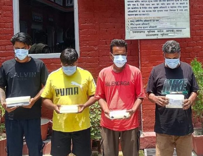 हरिद्वार: पंजाब से जाली नोट लेकर आए चार युवक गिरफ्तार, ₹84,500 की नकली करेंसी बरामद
