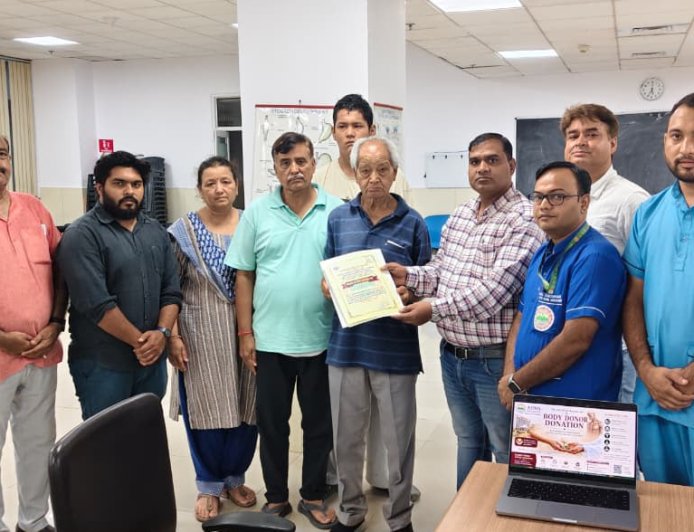 शिक्षाविद बीएन कुकरेती का देहदान: अमरता की नई परिभाषा