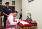 Uttarakhand: मुख्यमंत्री पुष्कर सिंह धामी ने एनडीआरएफ बटालियन का निरीक्षण किया, जवानों की वीरता की सराहना की